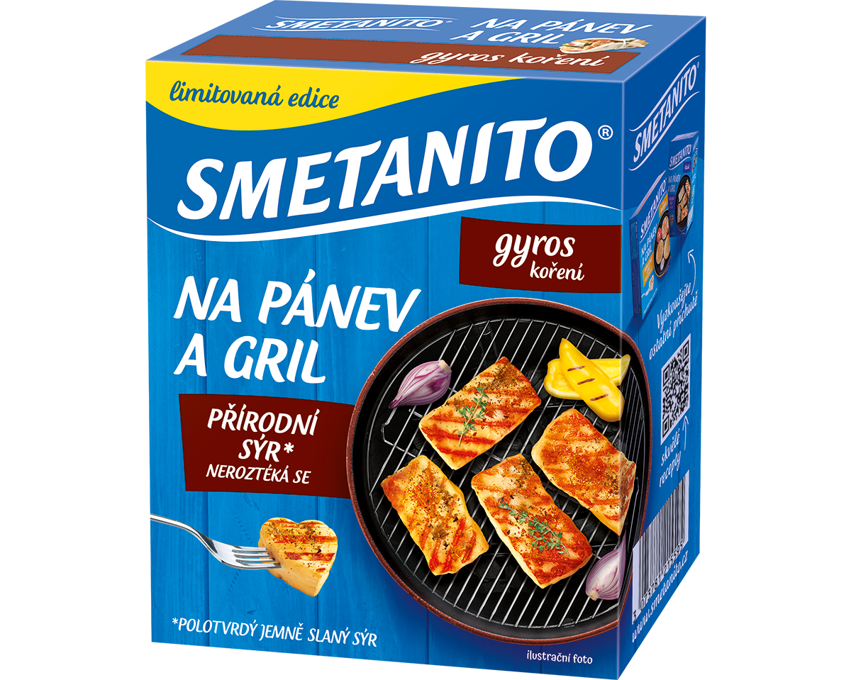 Smetanito na pánev a gril s gyros kořením 200g